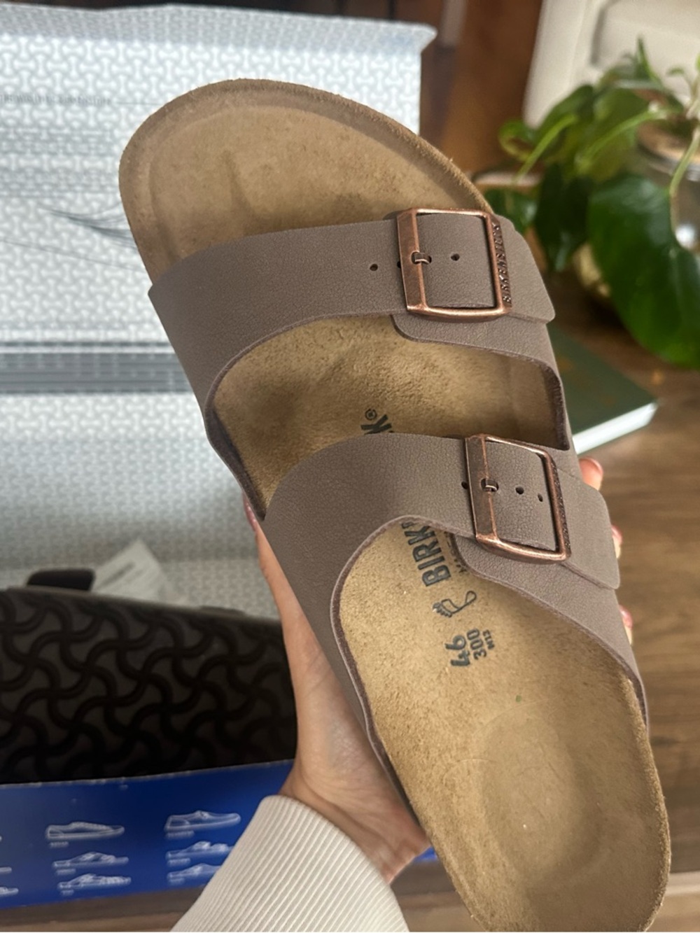 Birkenstock Men's Arizona Sandals in Mocha - Picture 4 of 4